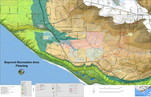 Baycrest Recreation Area Planning map.