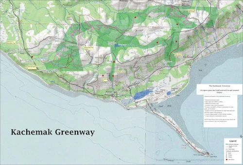 Map of the Kachemak Greenway.